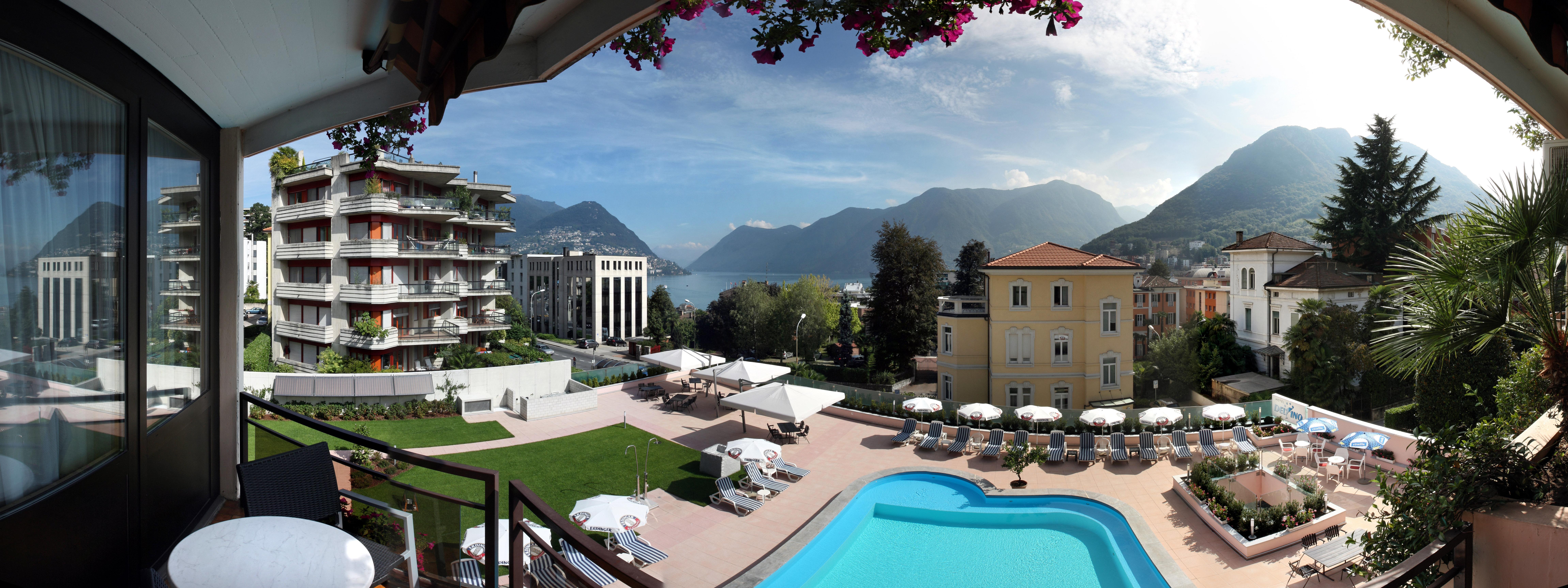 Hotel Delfino Lugano Esterno foto