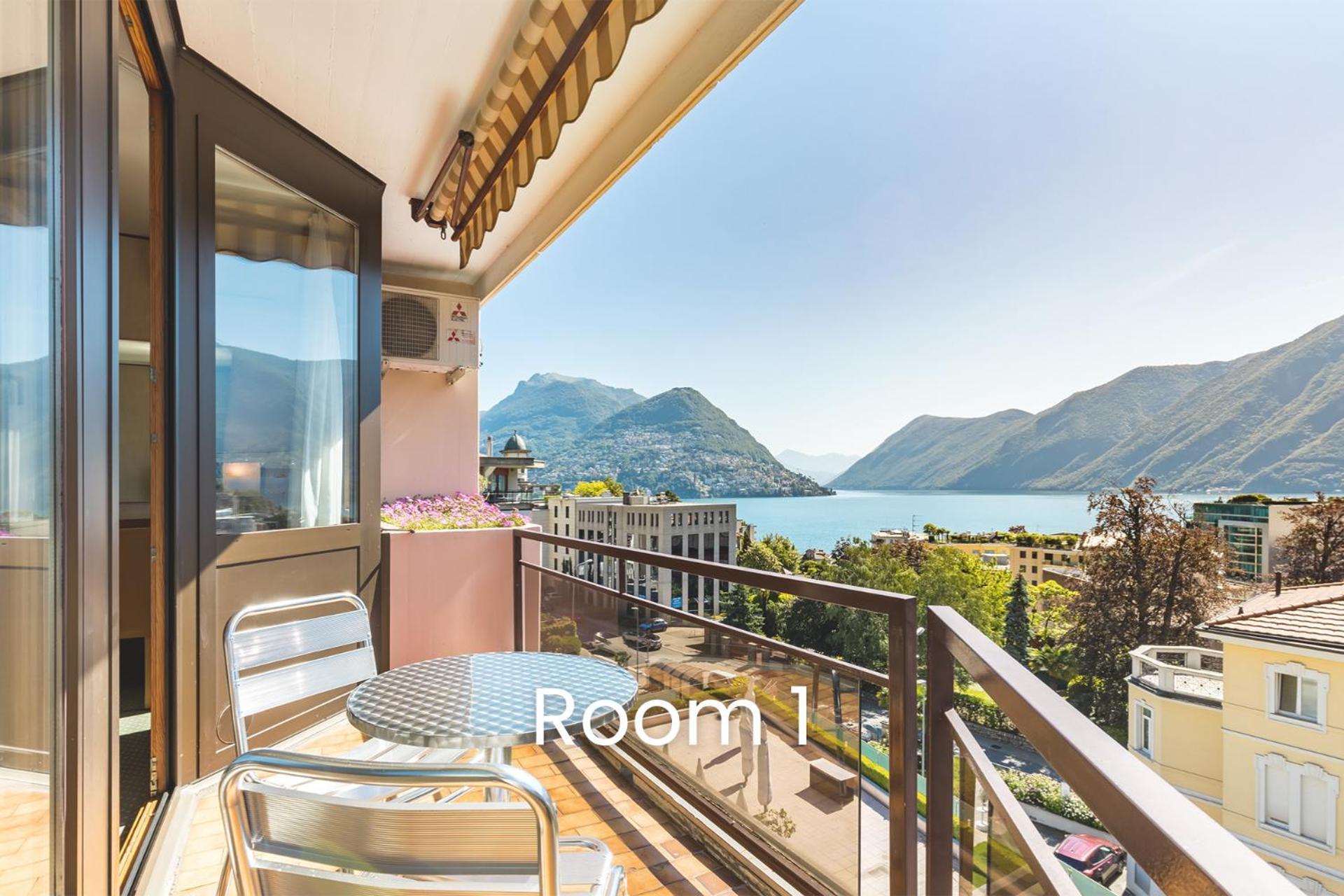 Hotel Delfino Lugano Camera foto