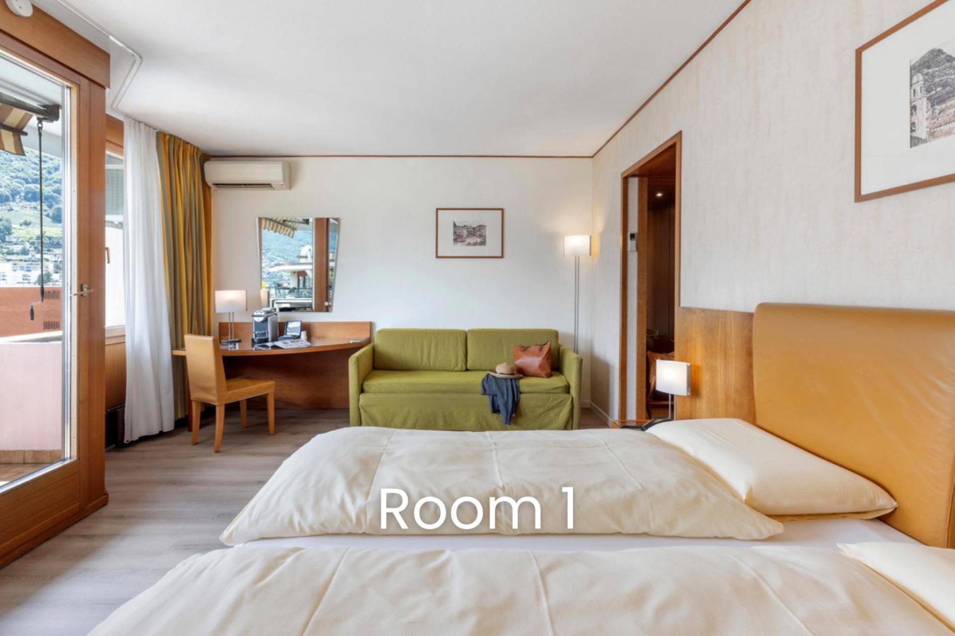 Hotel Delfino Lugano Camera foto