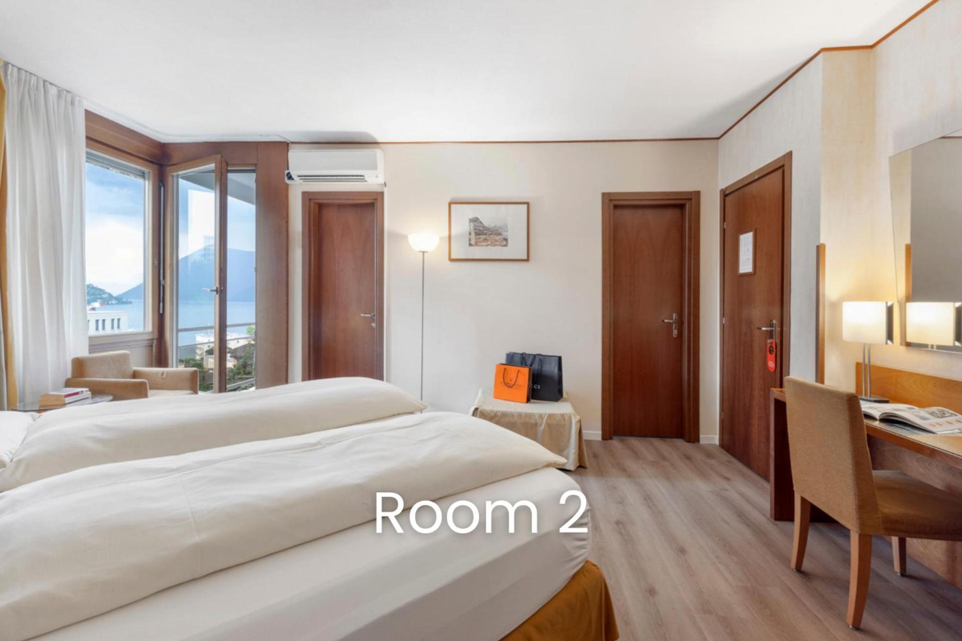 Hotel Delfino Lugano Camera foto
