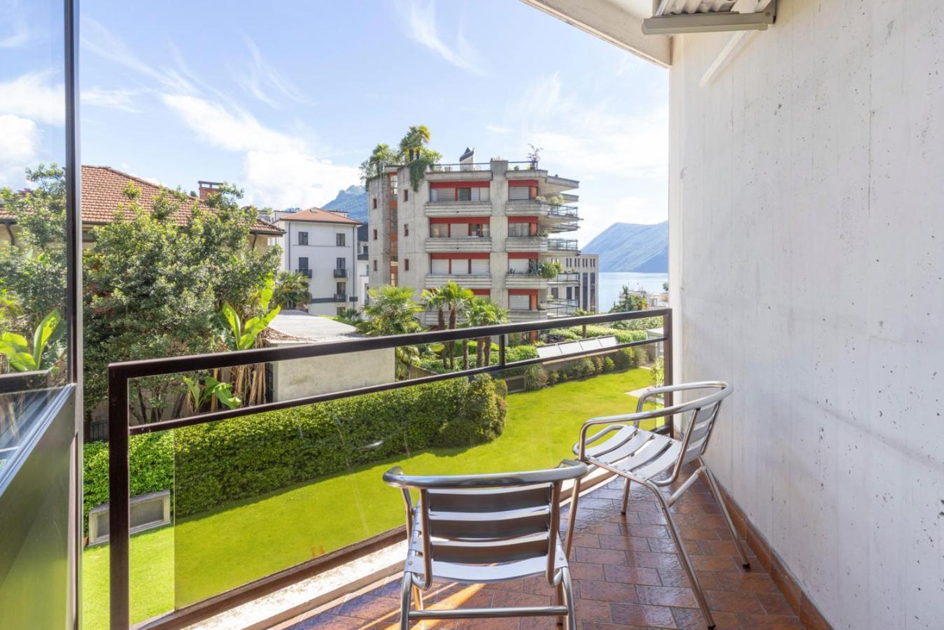 Hotel Delfino Lugano Esterno foto
