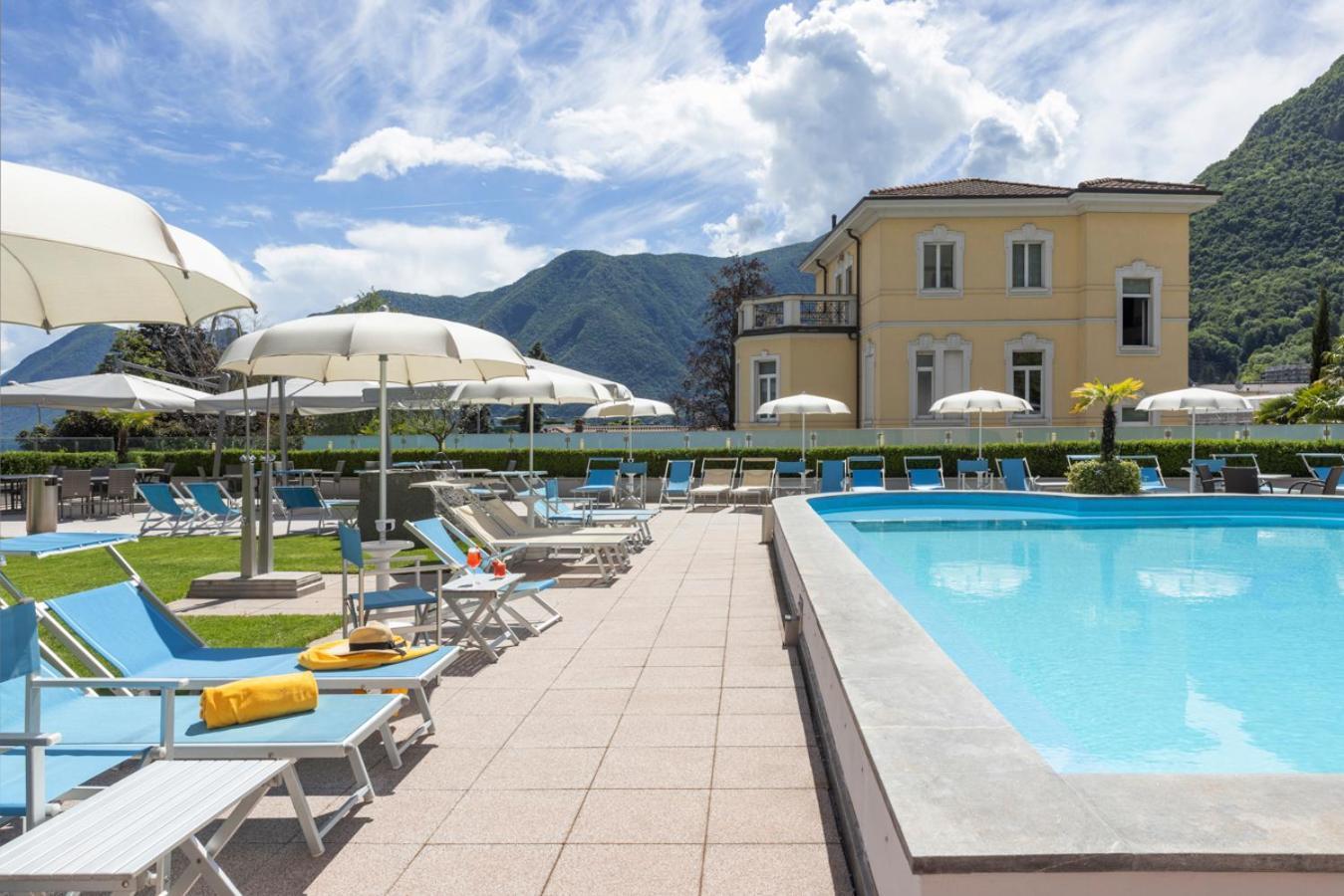 Hotel Delfino Lugano Esterno foto