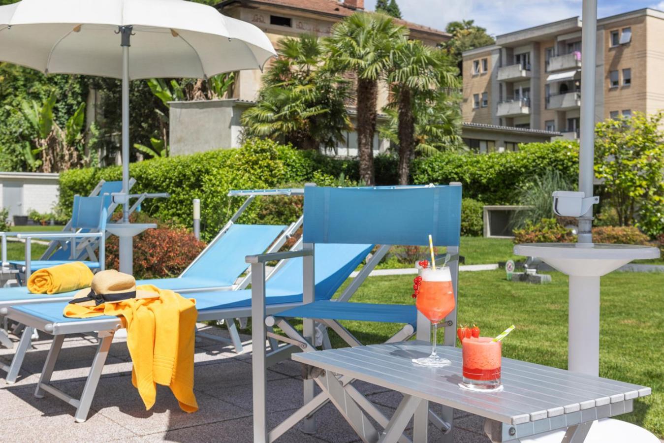 Hotel Delfino Lugano Esterno foto
